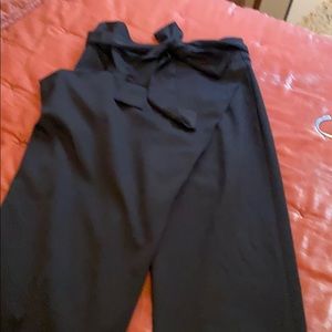 VERY COOL high waisted wrap look pants!